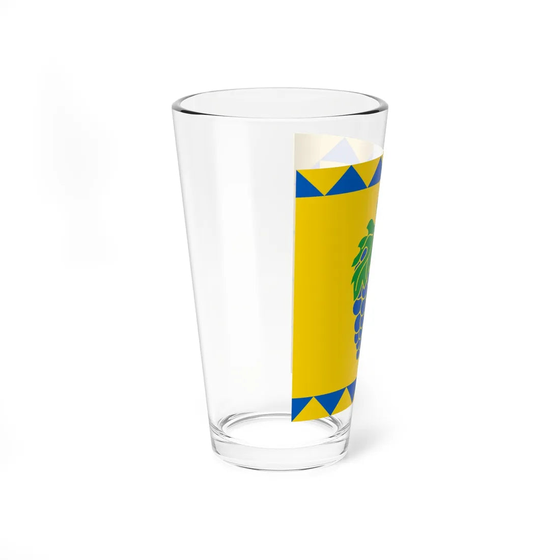Flag of Vynnyky (Ukraine) Pint Glass 16oz - Go Mug Yourself