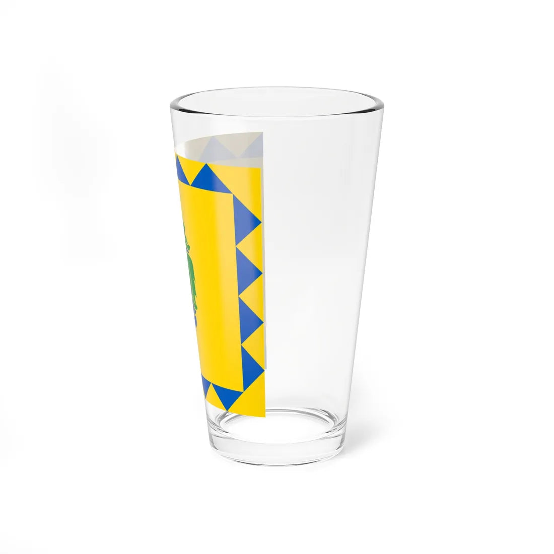 Flag of Vynnyky (Ukraine) Pint Glass 16oz - Go Mug Yourself