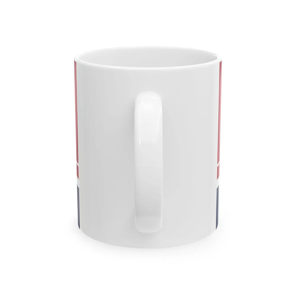 Flag of Waco Texas 1985-2024 (United States) White Coffee Mug - Go Mug Yourself