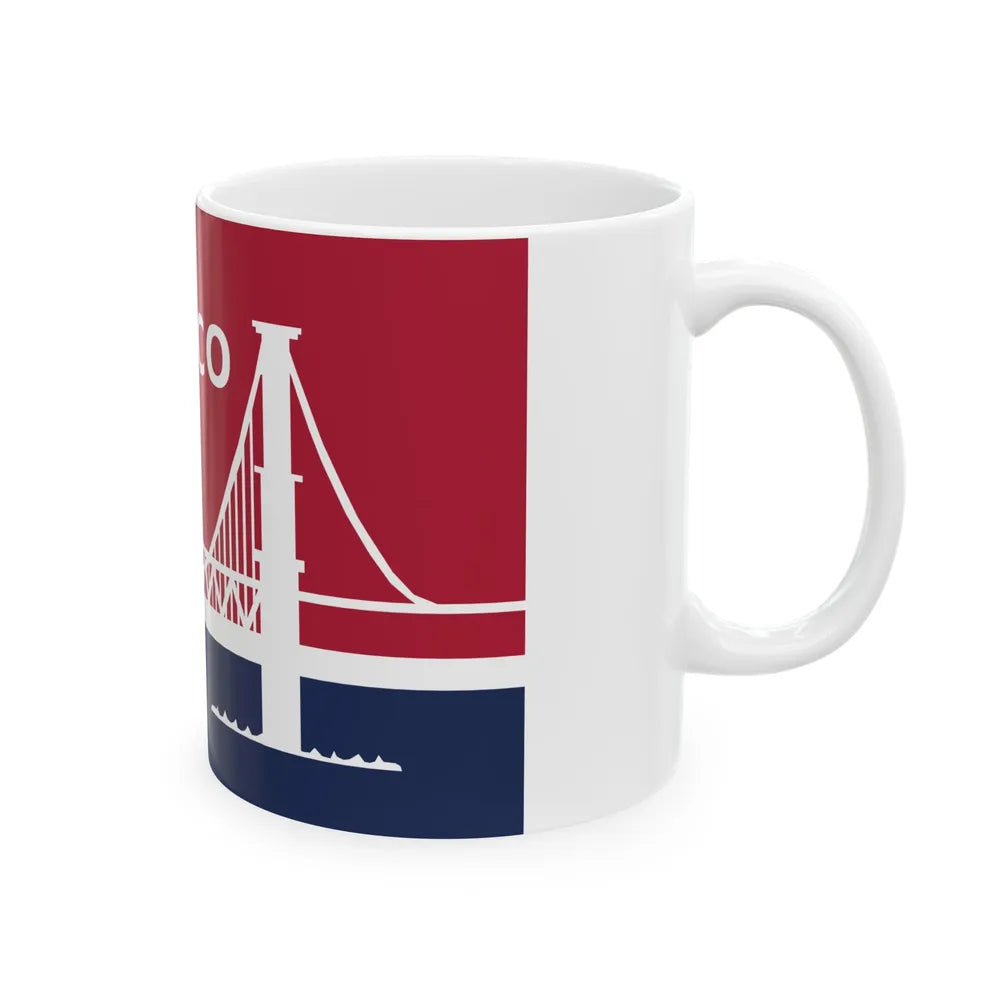 Flag of Waco Texas 1985-2024 (United States) White Coffee Mug - Go Mug Yourself