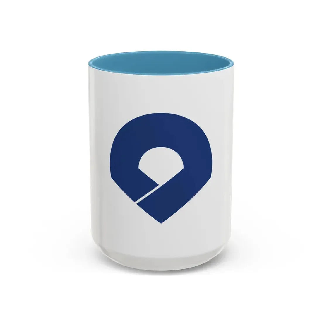 Flag of Wakayama Prefecture Japan - Accent Coffee Mug 15oz Light Blue - Go Mug Yourself