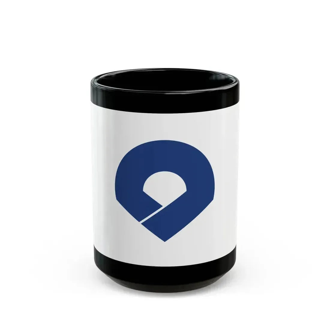 Flag of Wakayama Prefecture Japan - Black Coffee Mug 15oz - Go Mug Yourself