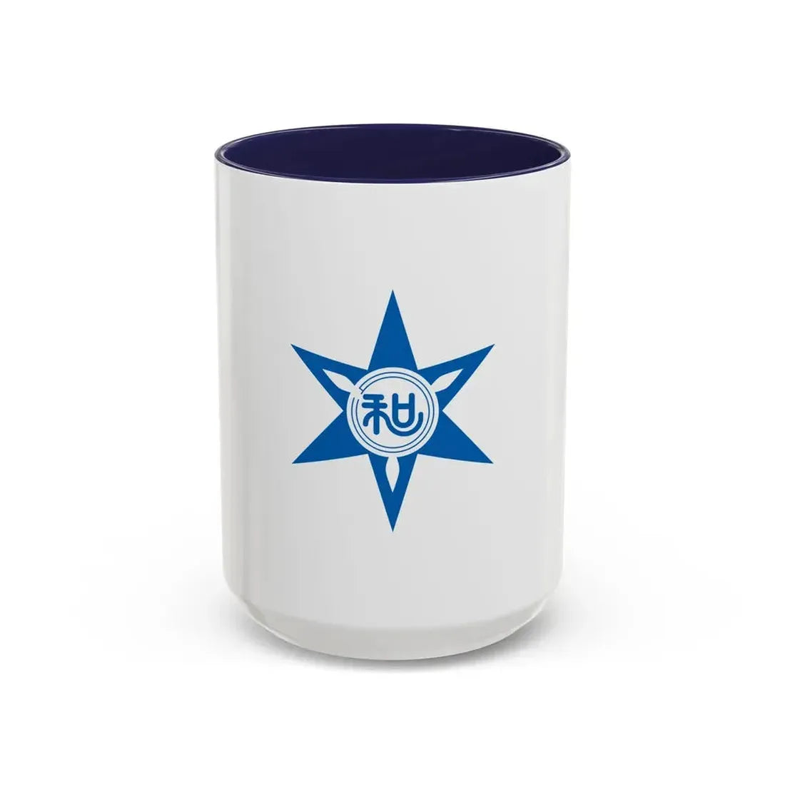 Flag of Wakayama Wakayama Japan - Accent Coffee Mug 15oz Navy - Go Mug Yourself