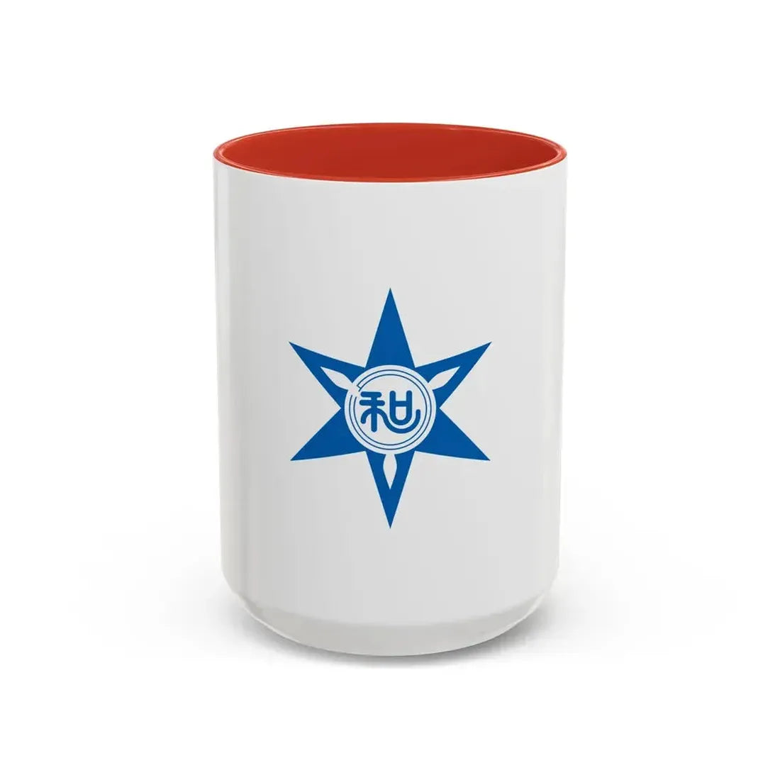 Flag of Wakayama Wakayama Japan - Accent Coffee Mug 15oz Red - Go Mug Yourself