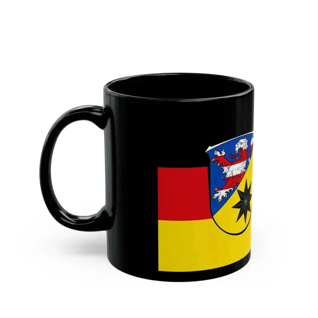 Flag of Waldeck Frankenberg Germany - Black Coffee Mug - Go Mug Yourself