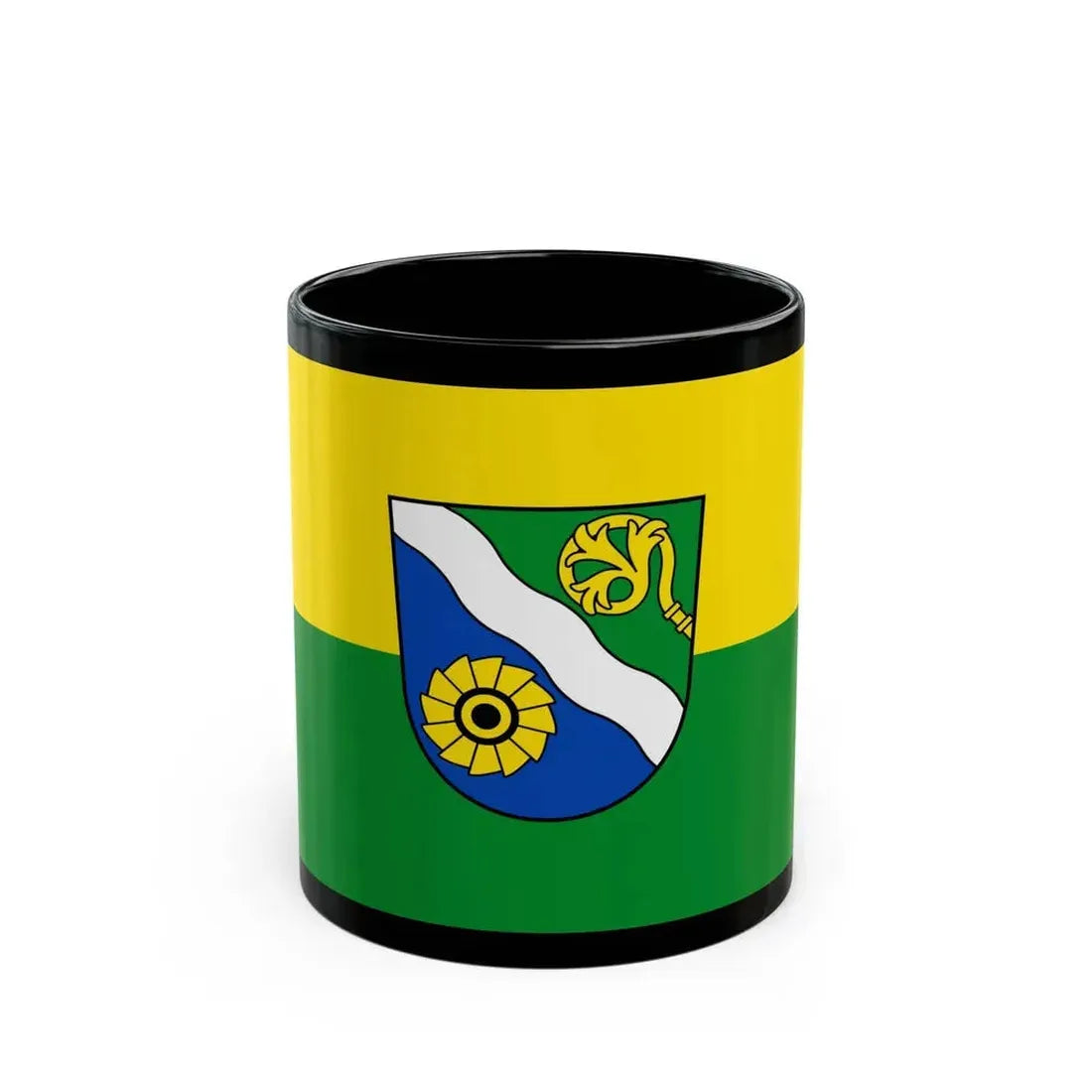 Flag of Waldshut Germany - Black Coffee Mug 11oz - Go Mug Yourself