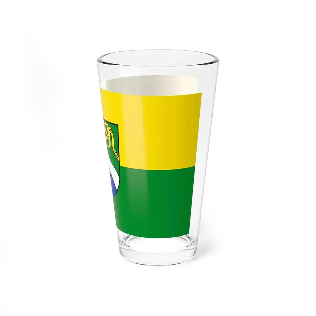 Flag of Waldshut Germany - Pint Glass 16oz - Go Mug Yourself
