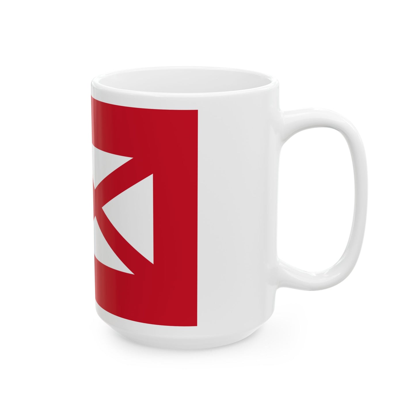 Flag of Wallis and Futuna 1887-1910 (Belgium) White Coffee Mug-Go Mug Yourself