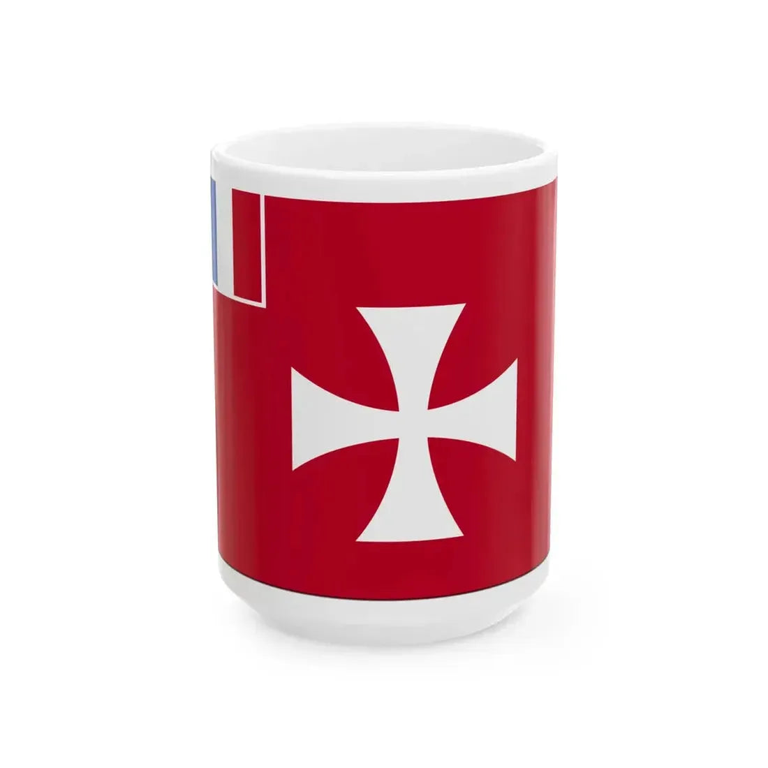 Flag of Wallis and Futuna 2004 World Factbook (France) White Coffee Mug 15oz - Go Mug Yourself