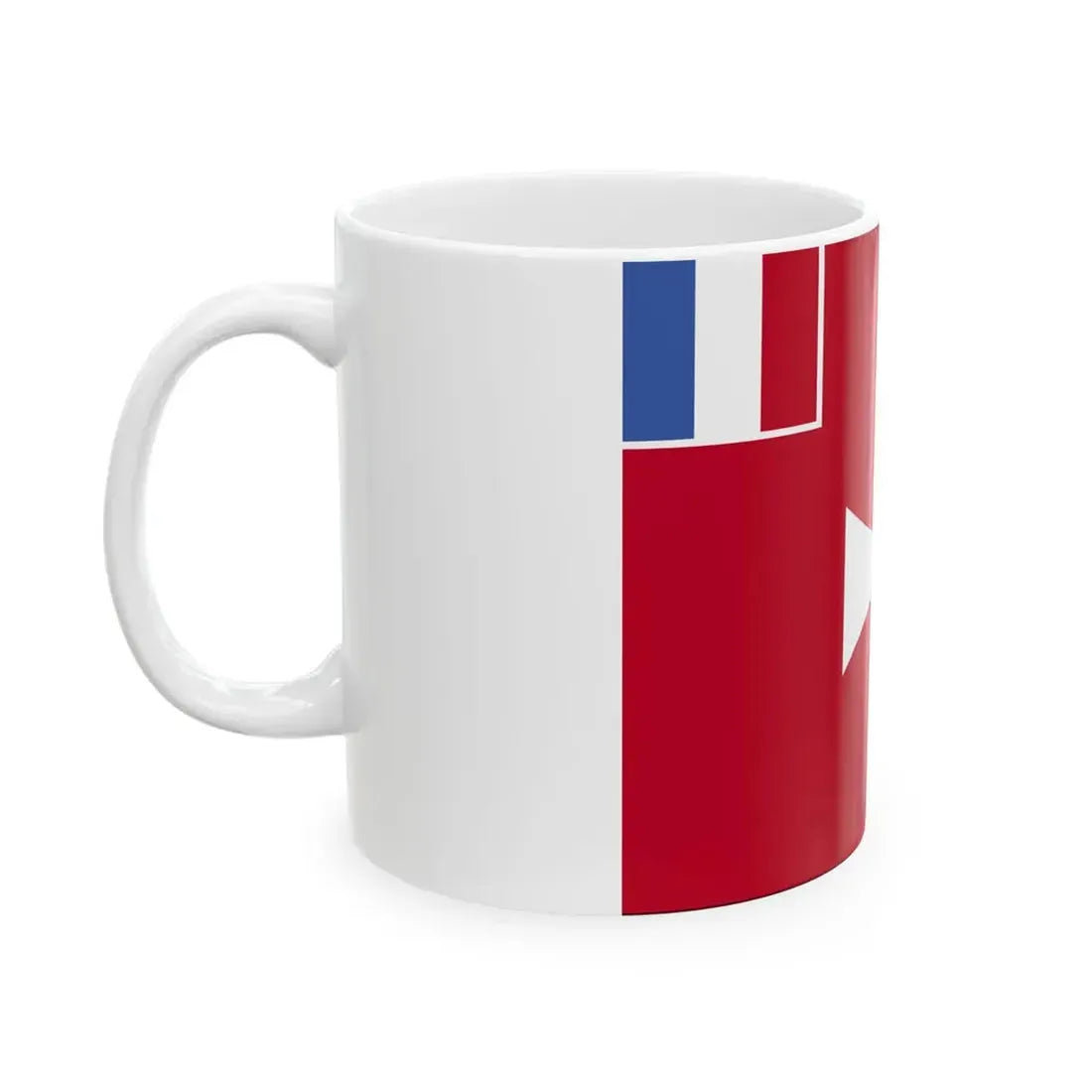 Flag of Wallis and Futuna 2004 World Factbook (France) White Coffee Mug - Go Mug Yourself