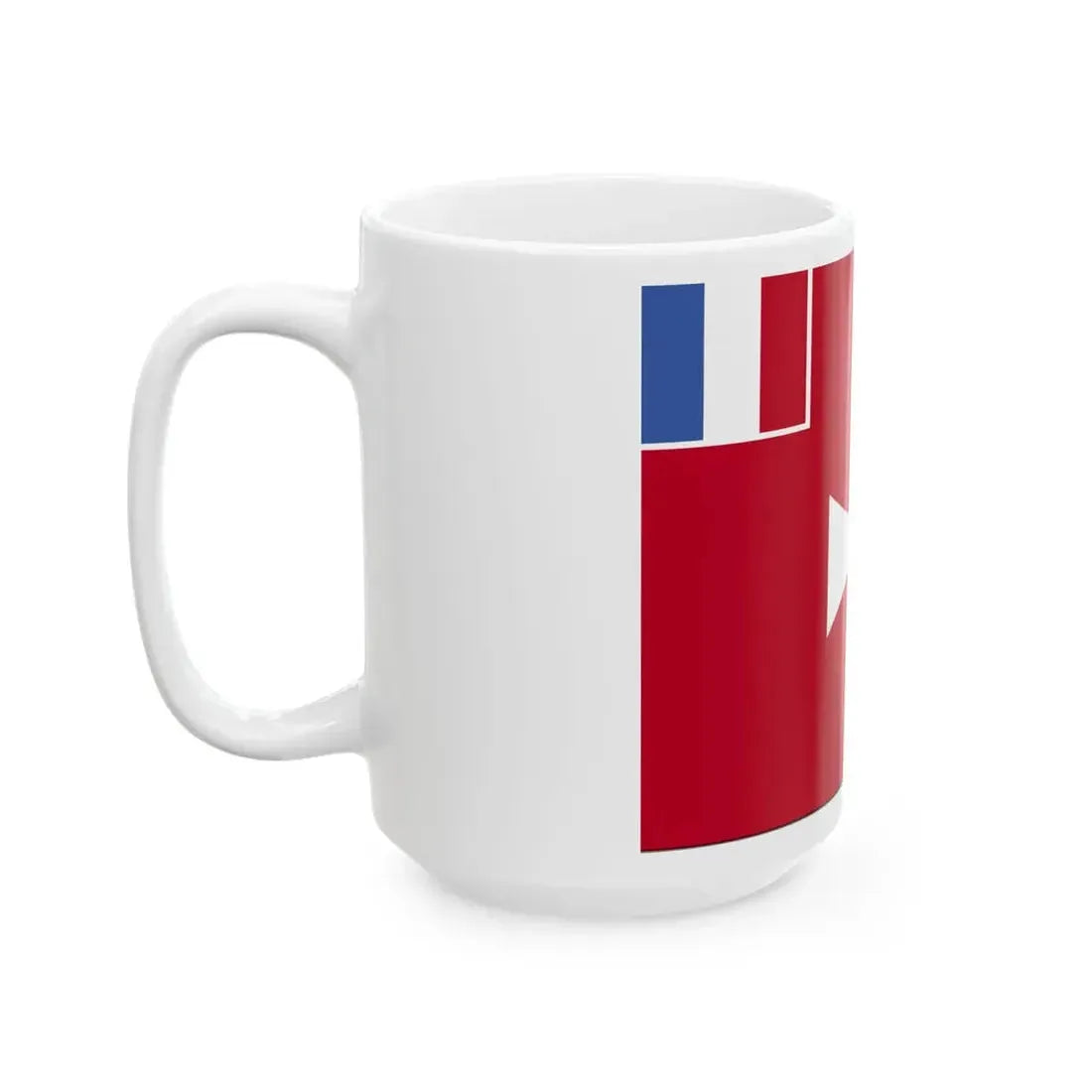 Flag of Wallis and Futuna 2004 World Factbook (France) White Coffee Mug - Go Mug Yourself