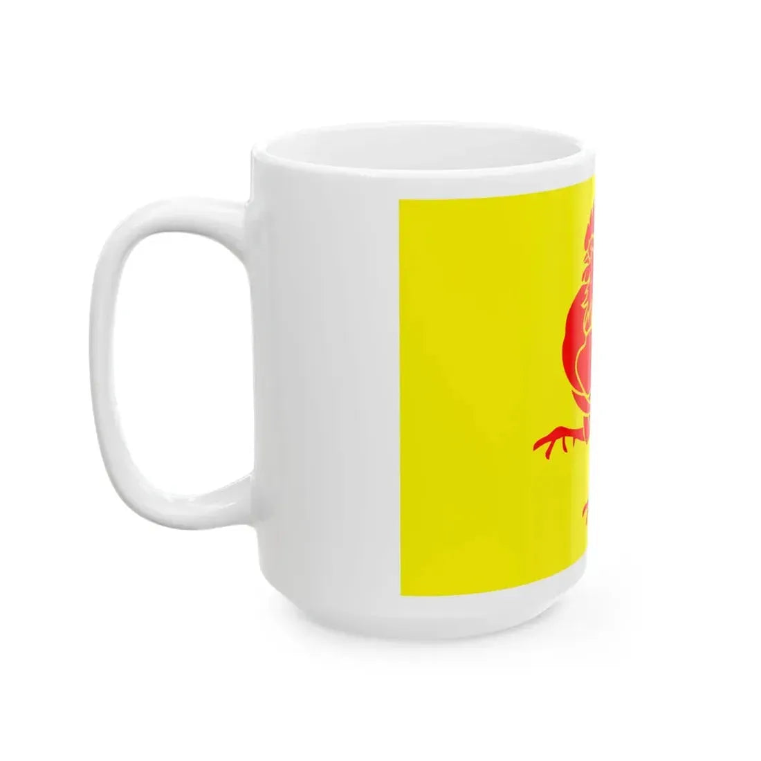 Flag of Wallonia 2010 et 2017 (Belgium) White Coffee Mug - Go Mug Yourself