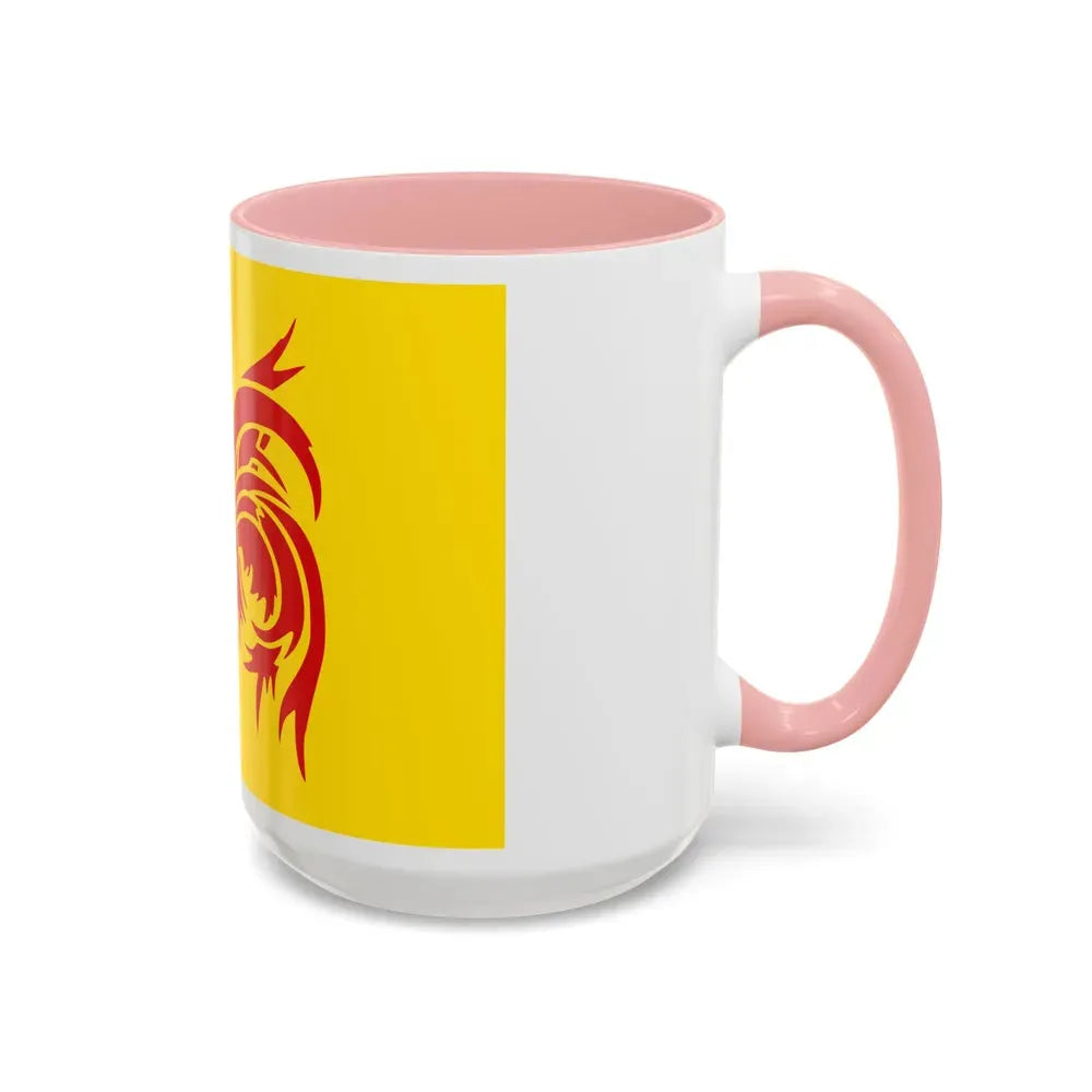 Flag of Wallonia the French Community and Walloon Region Belgium - Accent Coffee Mug - Go Mug Yourself