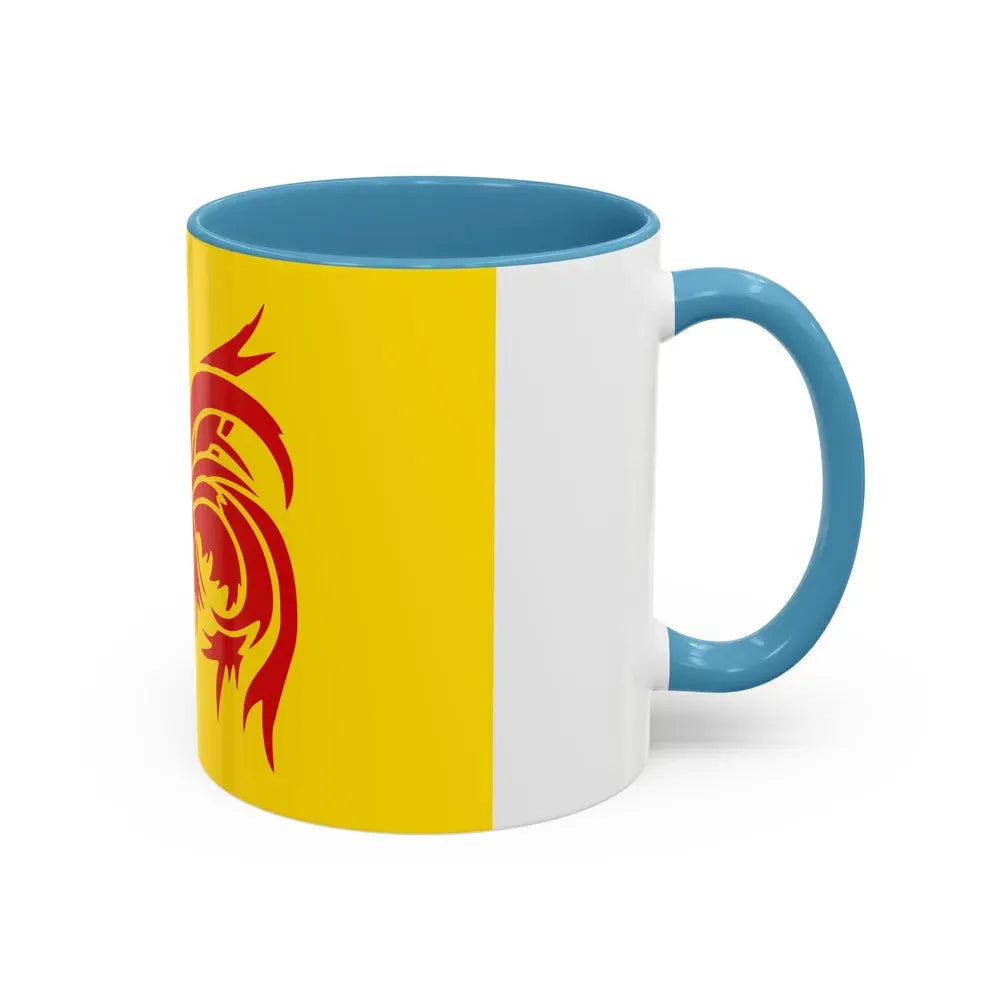 Flag of Wallonia the French Community and Walloon Region Belgium - Accent Coffee Mug - Go Mug Yourself