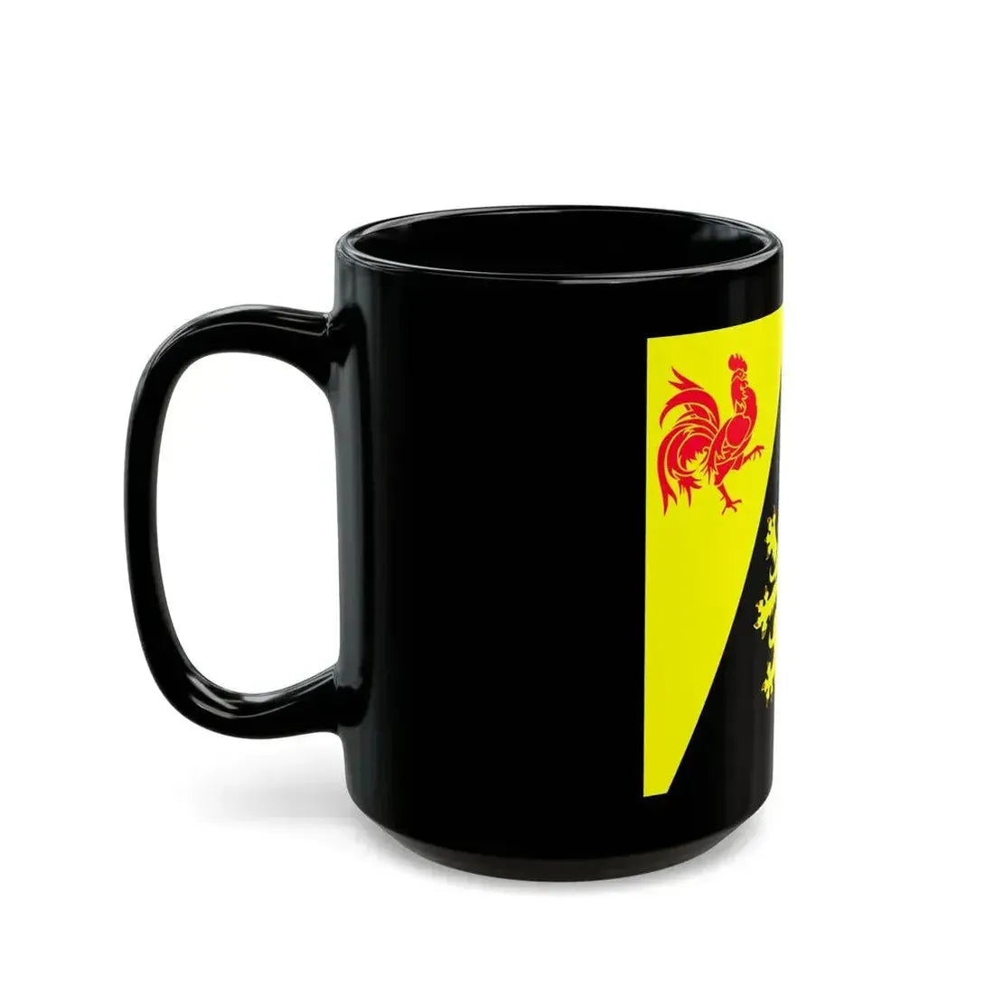 Flag of Walloon Brabant Belgium - Black Coffee Mug - Go Mug Yourself