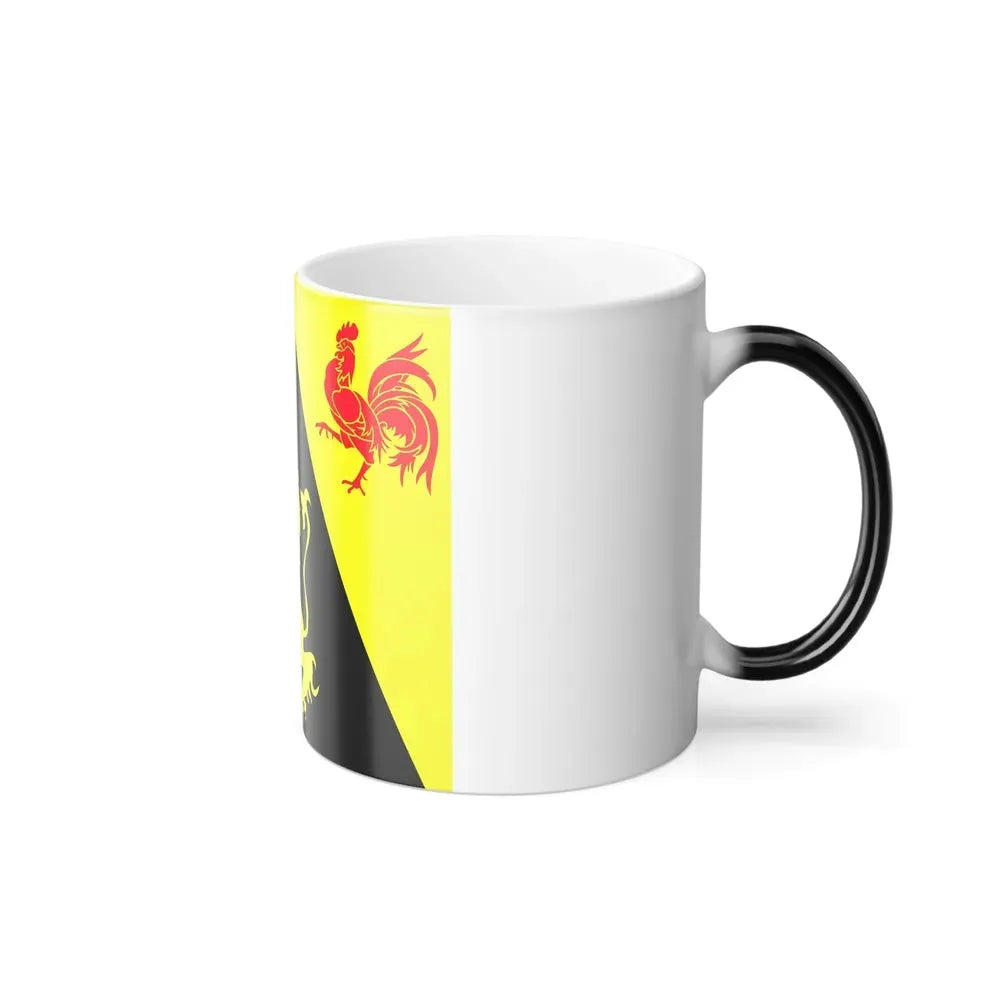 Flag of Walloon Brabant Belgium - Color Changing Coffee Mug - Go Mug Yourself