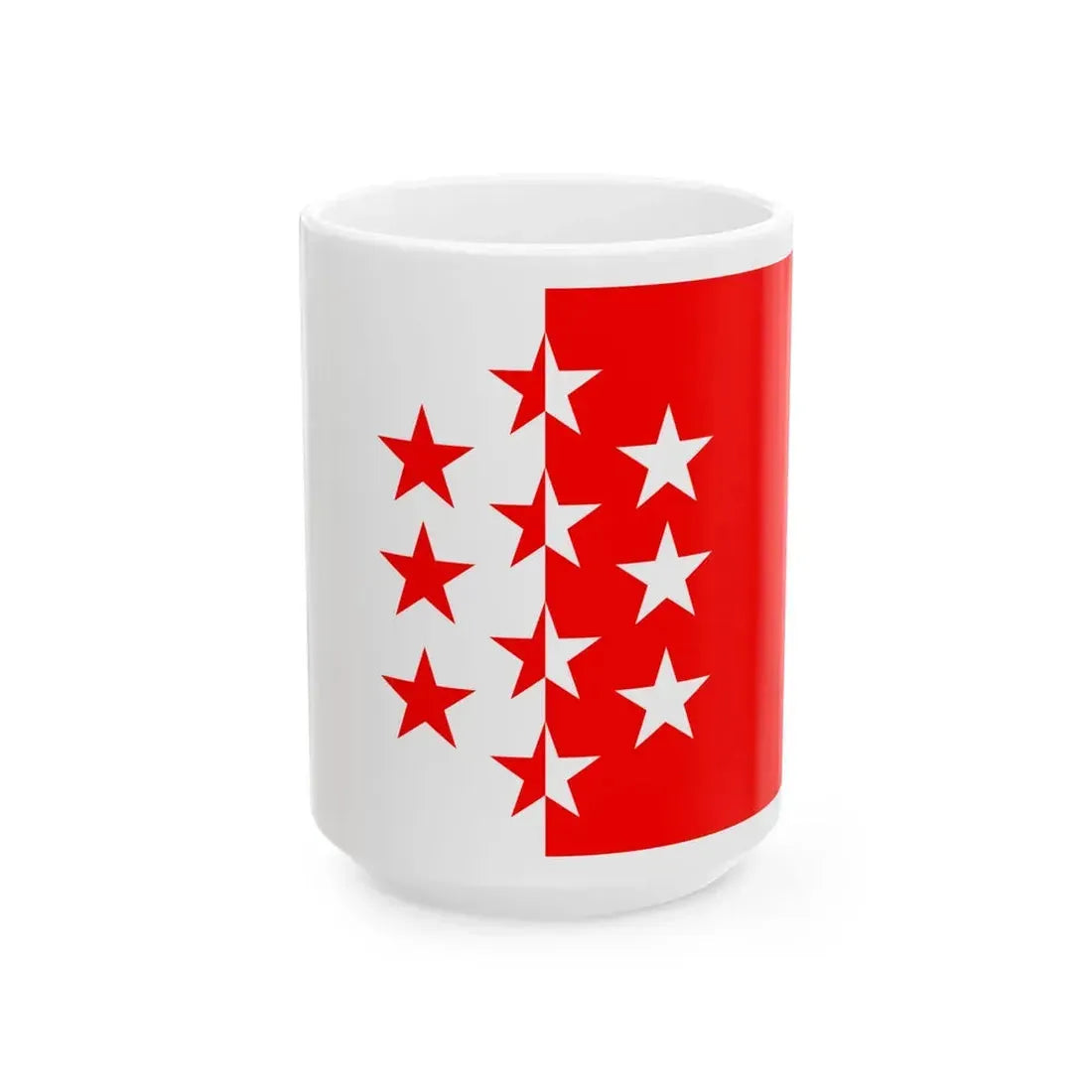 Flag of Walser (Italy) White Coffee Mug 15oz - Go Mug Yourself