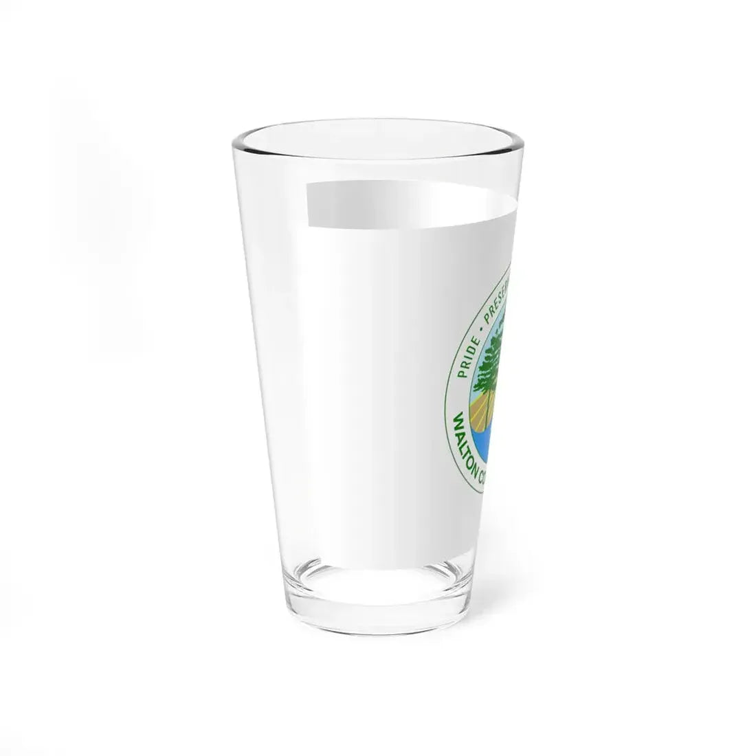 Flag of Walton County Florida (United States) Pint Glass 16oz - Go Mug Yourself