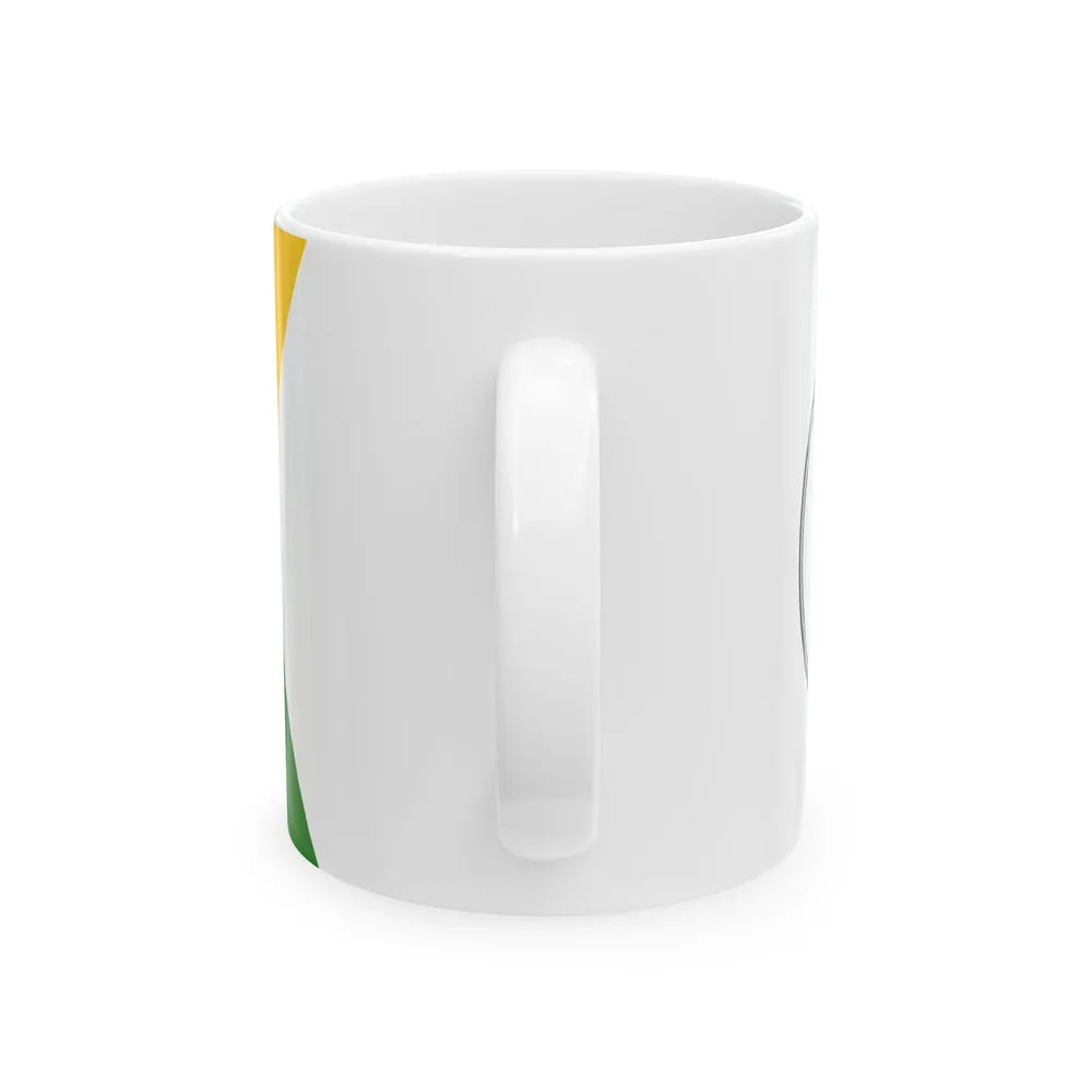 Flag of Wapello County Iowa Sesquicentennial (United States) White Coffee Mug - Go Mug Yourself