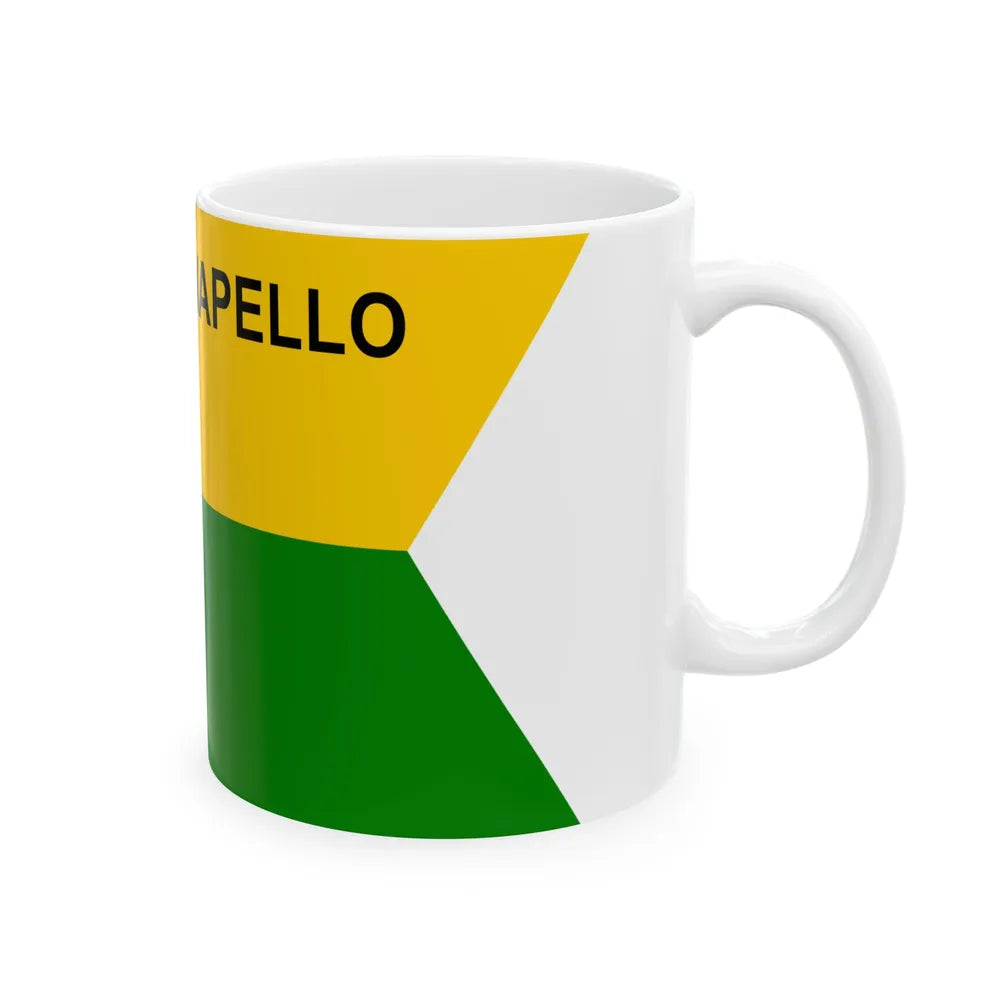 Flag of Wapello County Iowa Sesquicentennial (United States) White Coffee Mug - Go Mug Yourself