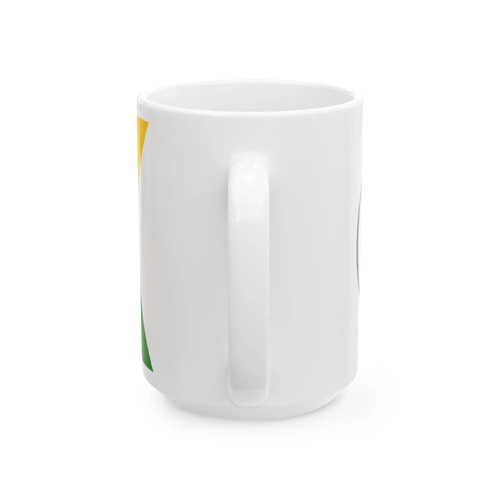 Flag of Wapello County Iowa Sesquicentennial (United States) White Coffee Mug - Go Mug Yourself