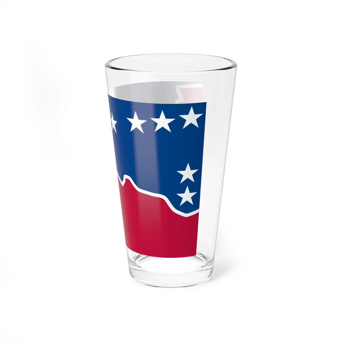 Flag of Ward County Texas (United States) Pint Glass 16oz - Go Mug Yourself