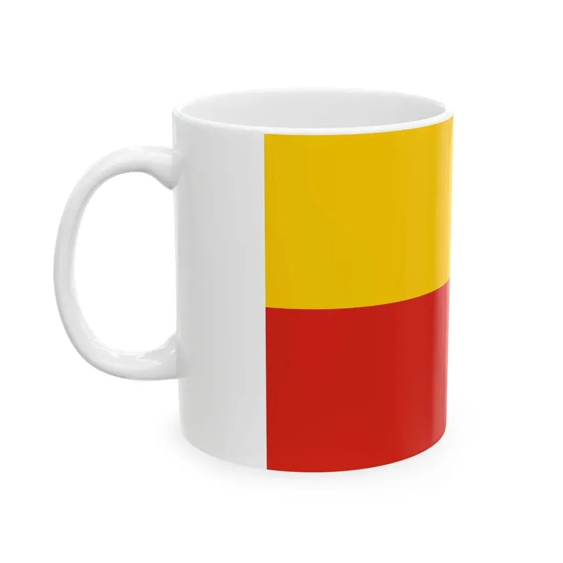 Flag of Warsaw Poland - White Coffee Mug - Go Mug Yourself
