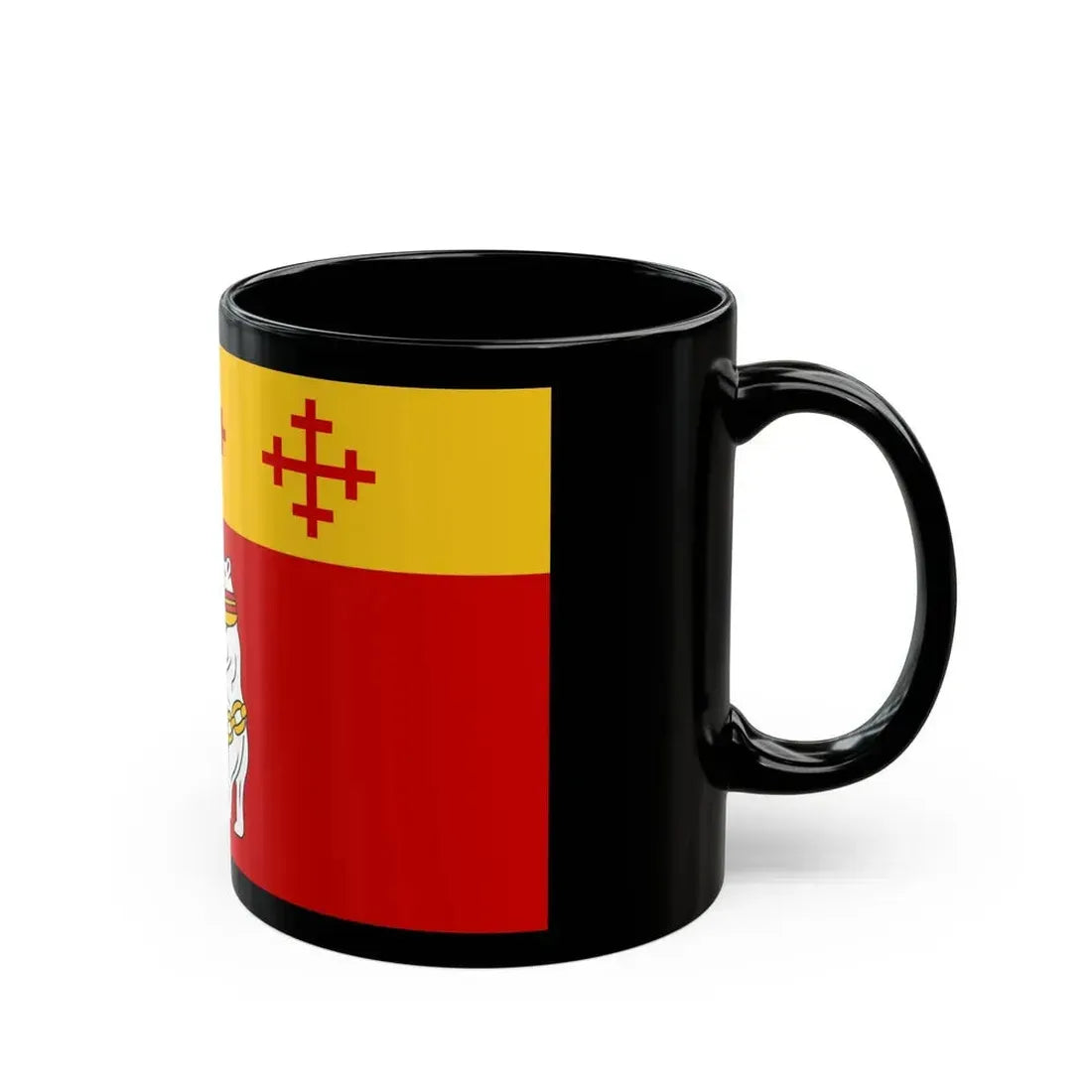 Flag of Warwickshire UK - Black Coffee Mug - Go Mug Yourself