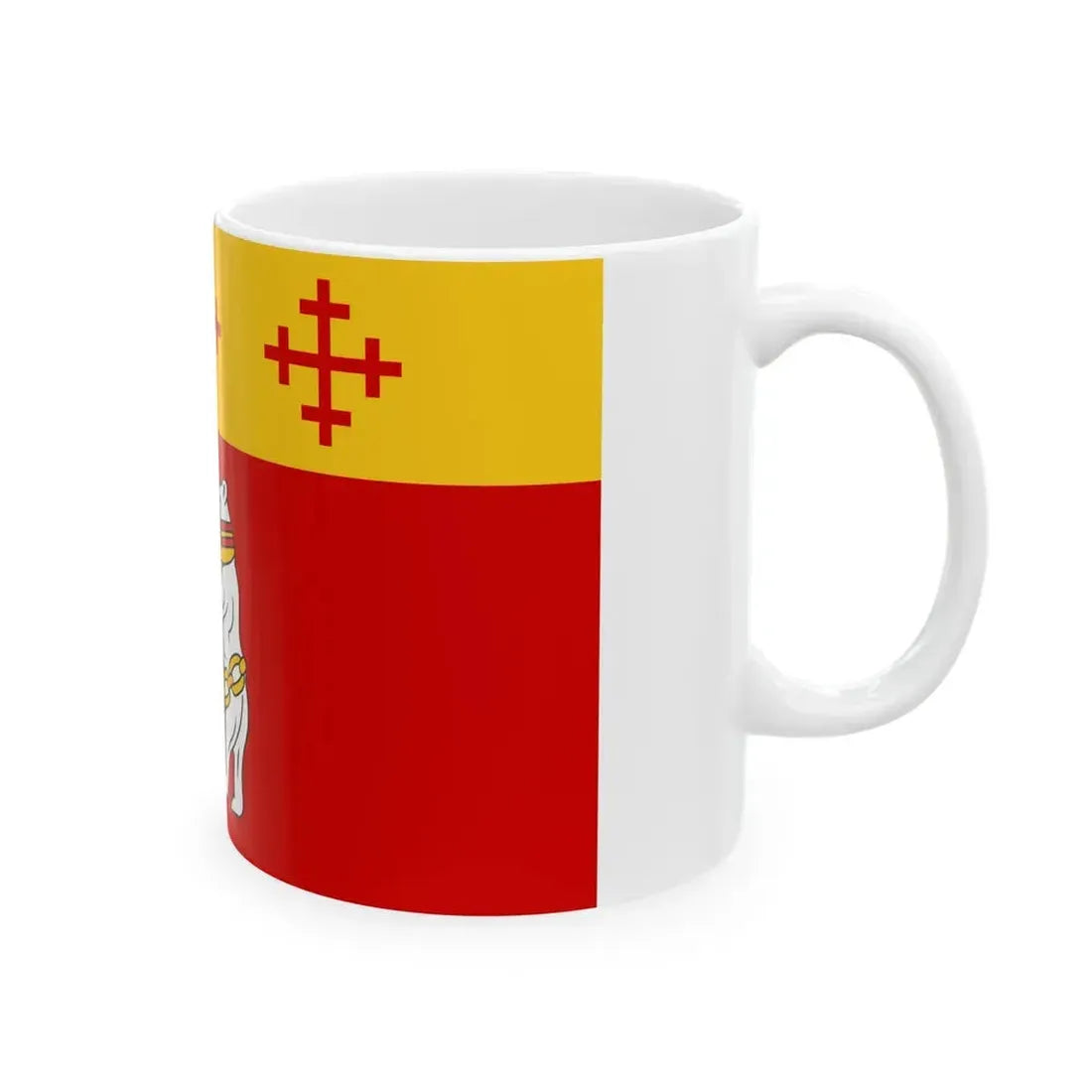 Flag of Warwickshire UK - White Coffee Mug - Go Mug Yourself