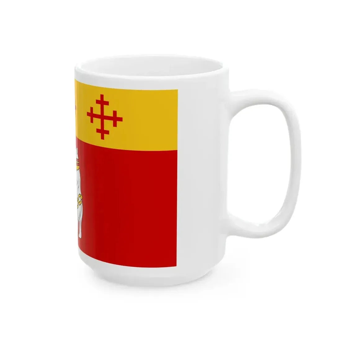 Flag of Warwickshire UK - White Coffee Mug - Go Mug Yourself