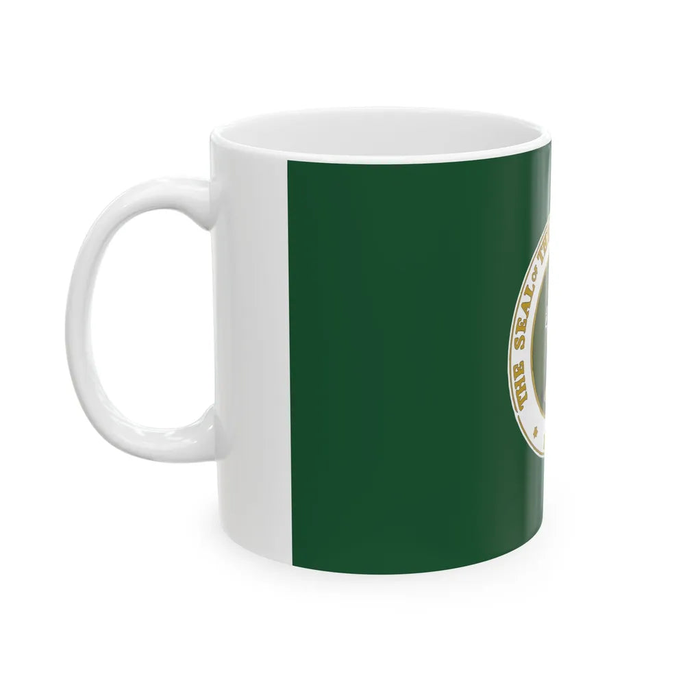Flag of Washington 1923-1967 (United States) White Coffee Mug - Go Mug Yourself
