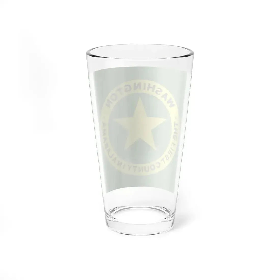 Flag of Washington County Alabama (United States) Pint Glass 16oz - Go Mug Yourself