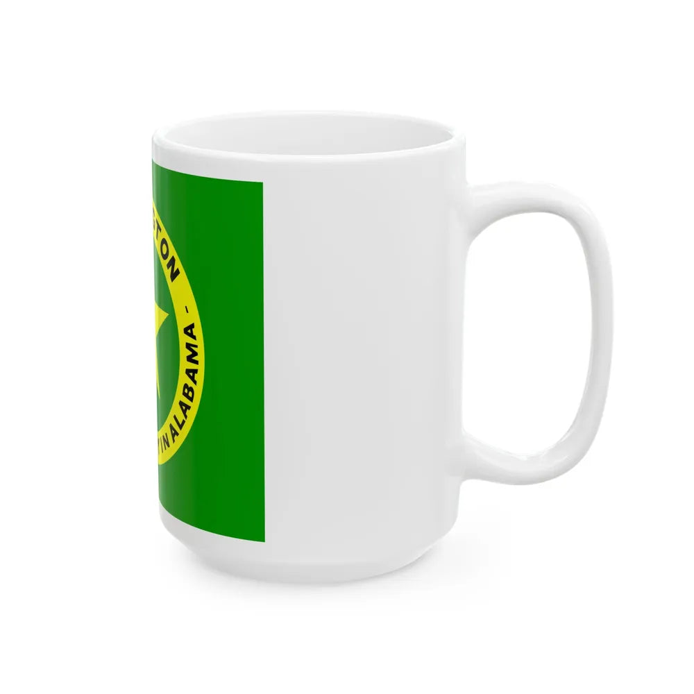 Flag of Washington County Alabama (United States) White Coffee Mug - Go Mug Yourself