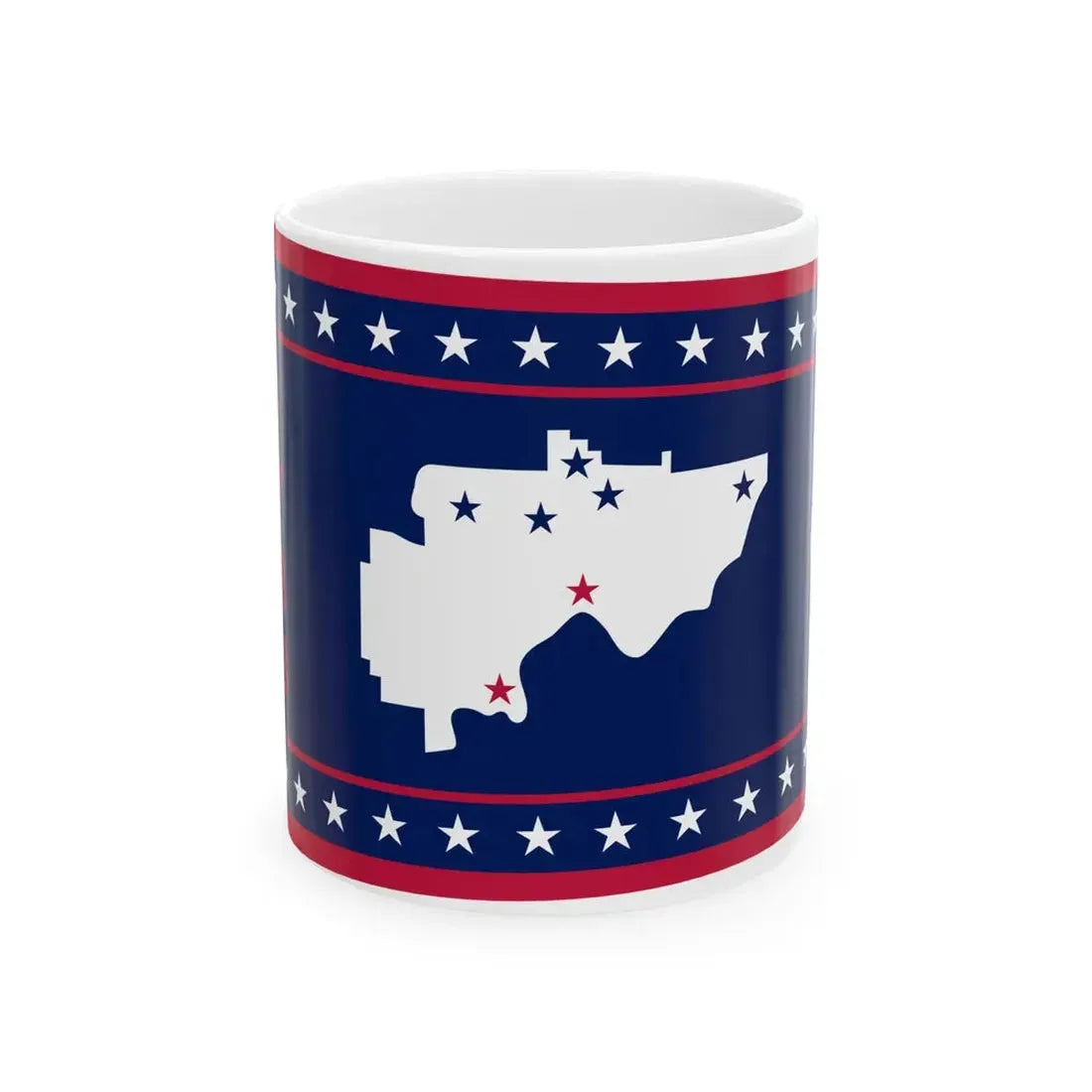 Flag of Washington County Ohio (United States) White Coffee Mug 11oz - Go Mug Yourself