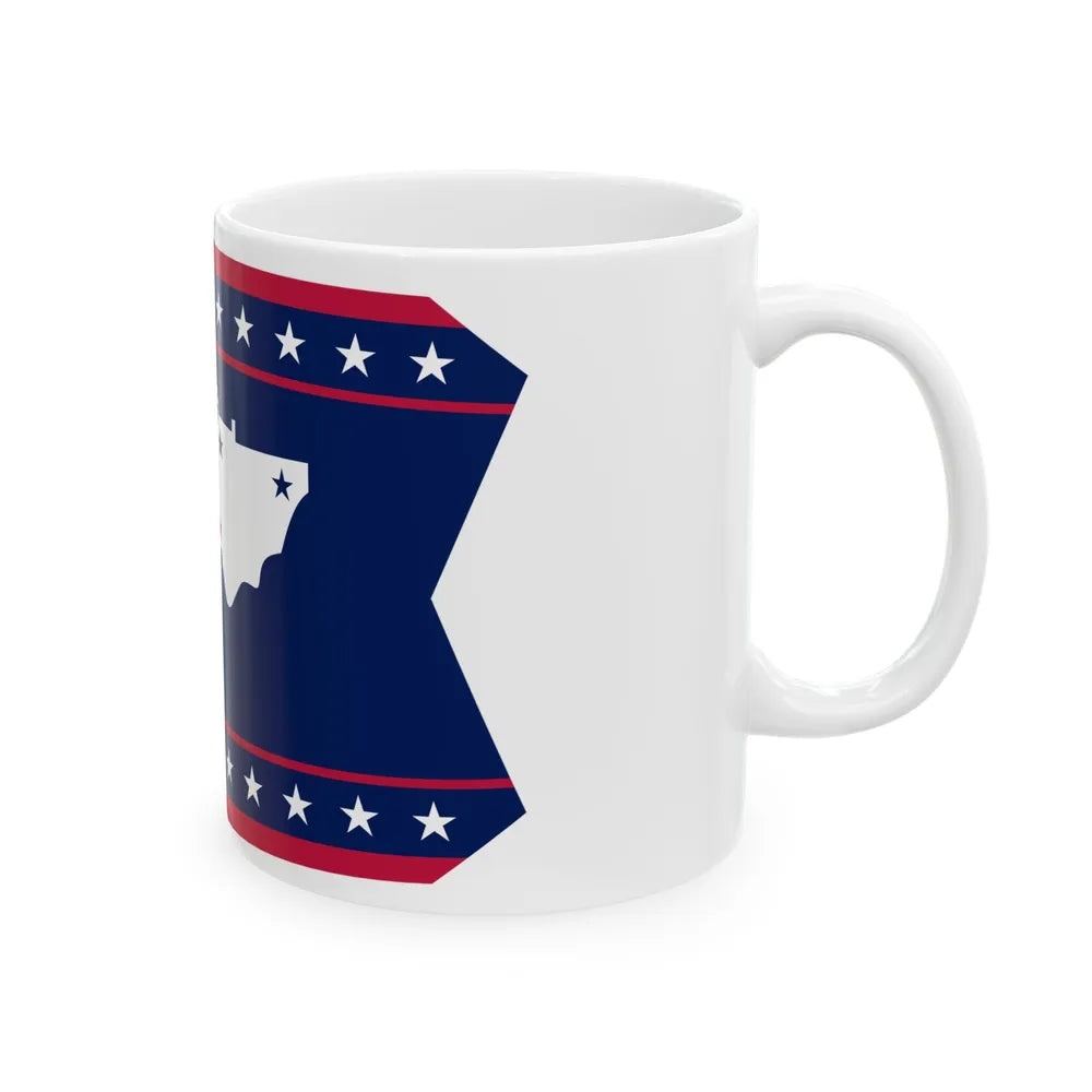 Flag of Washington County Ohio (United States) White Coffee Mug - Go Mug Yourself