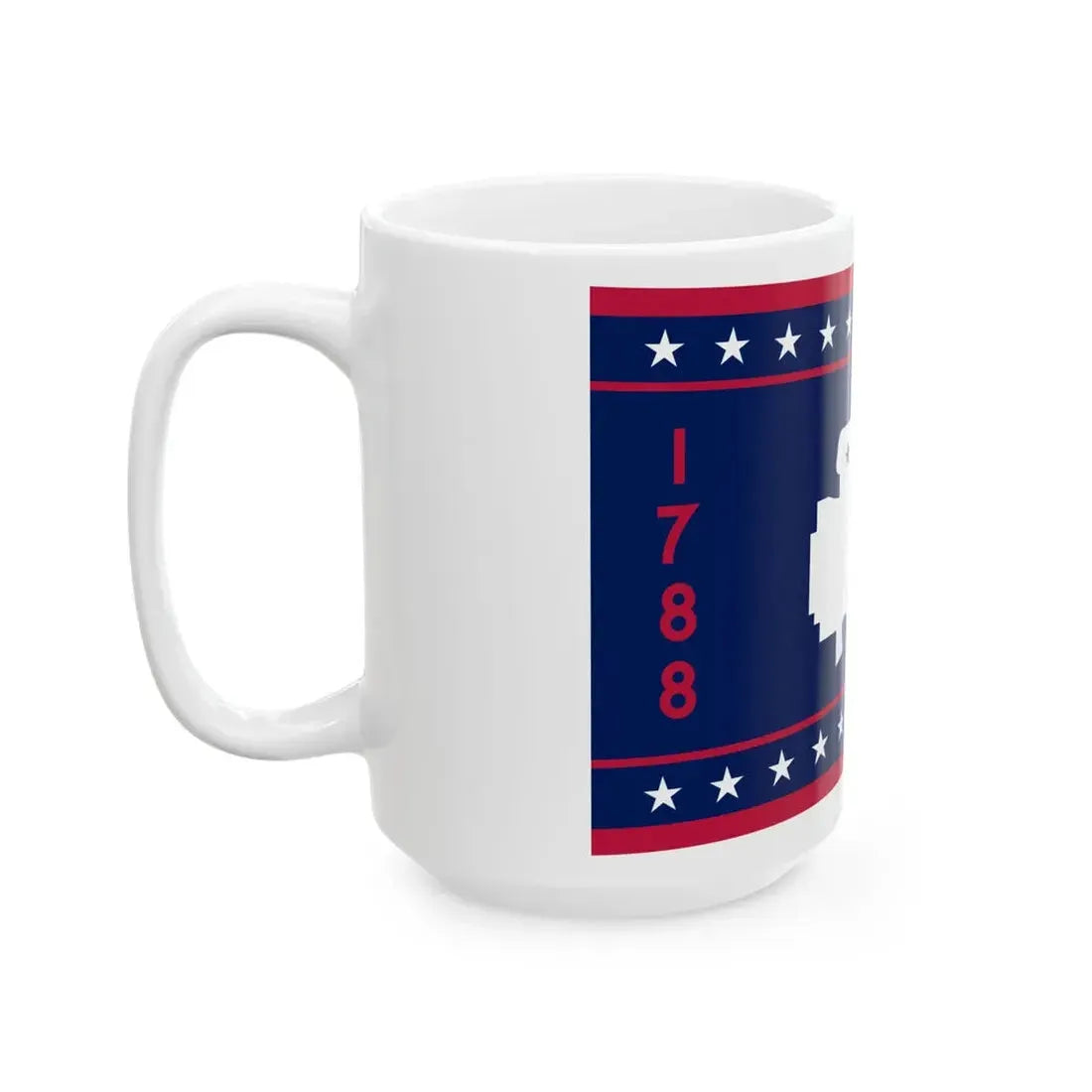 Flag of Washington County Ohio (United States) White Coffee Mug - Go Mug Yourself