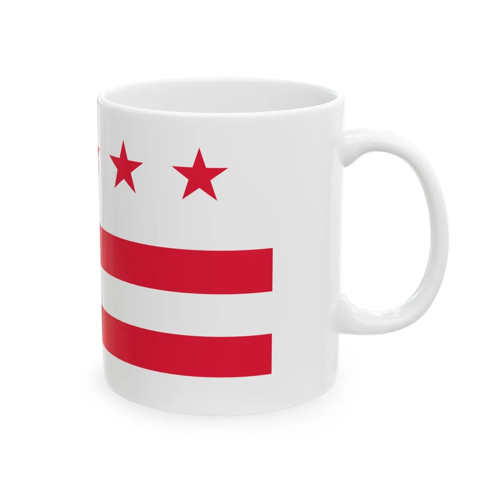 Flag of Washington Maine (United States) White Coffee Mug - Go Mug Yourself