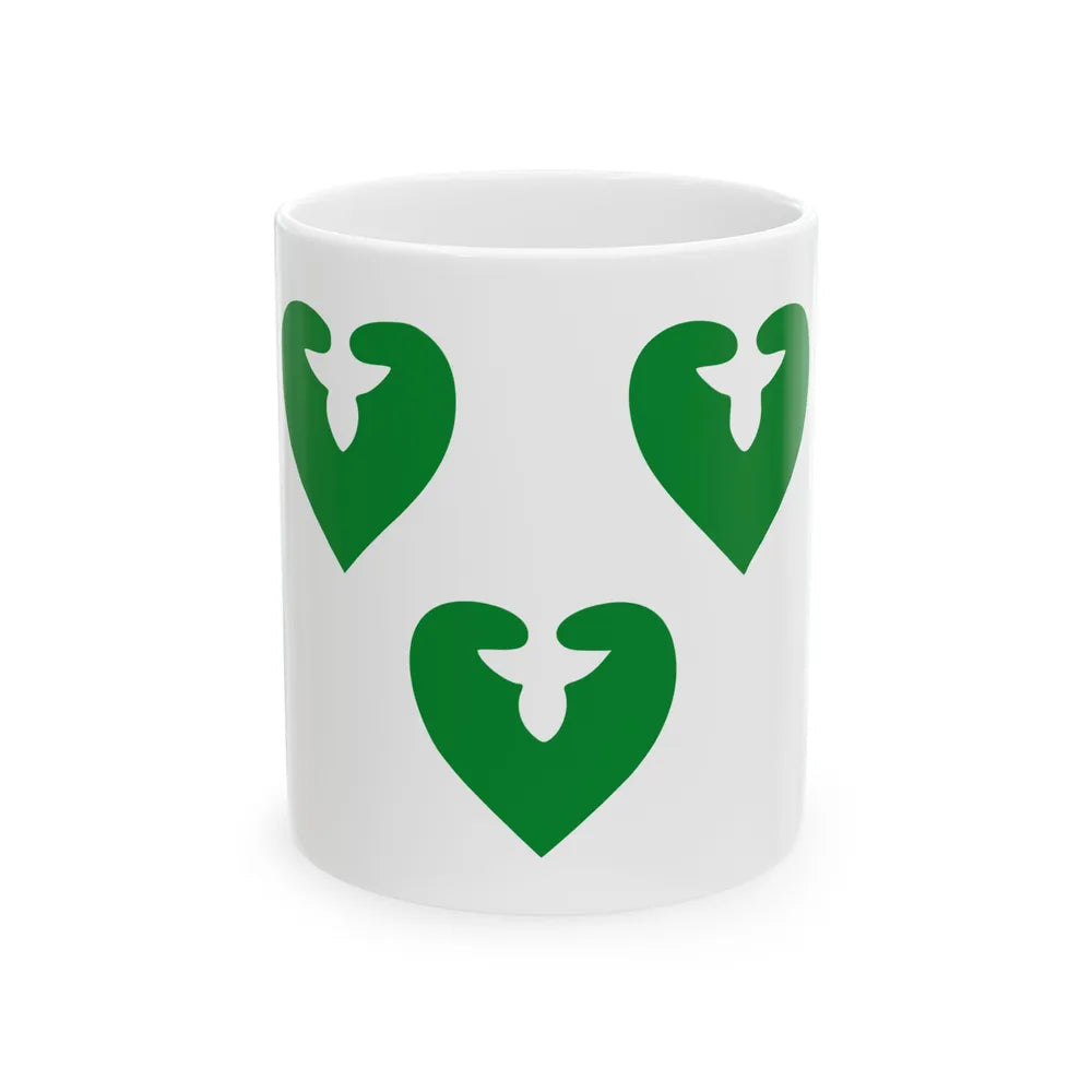 Flag of Wavre (Belgium) White Coffee Mug 11oz - Go Mug Yourself