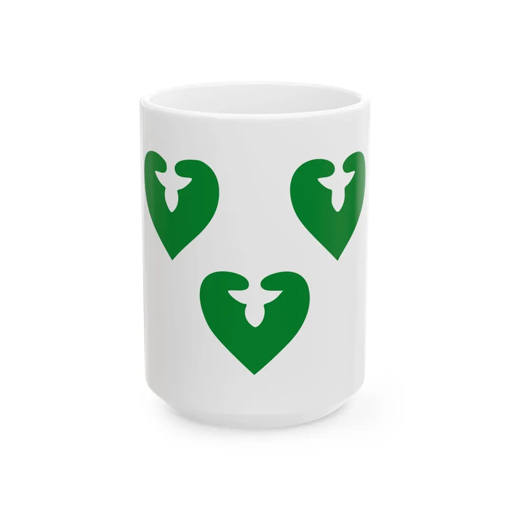 Flag of Wavre (Belgium) White Coffee Mug 15oz - Go Mug Yourself