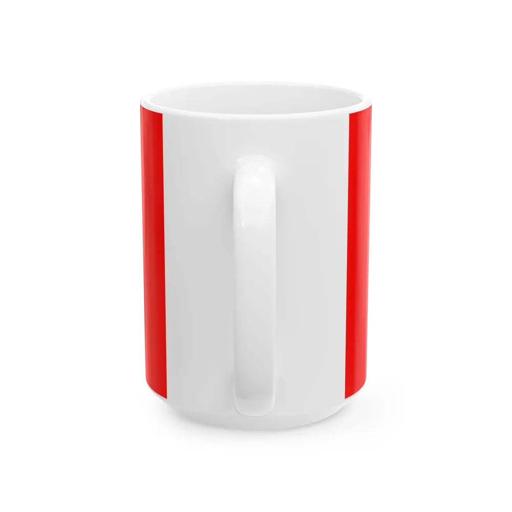 Flag of Wayne County Michigan (United States) White Coffee Mug - Go Mug Yourself