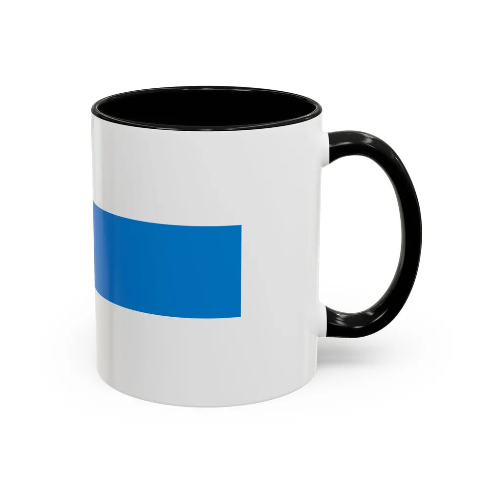 Flag of Weert a town in the centre of the province of Limburg Netherlands - Accent Coffee Mug - Go Mug Yourself