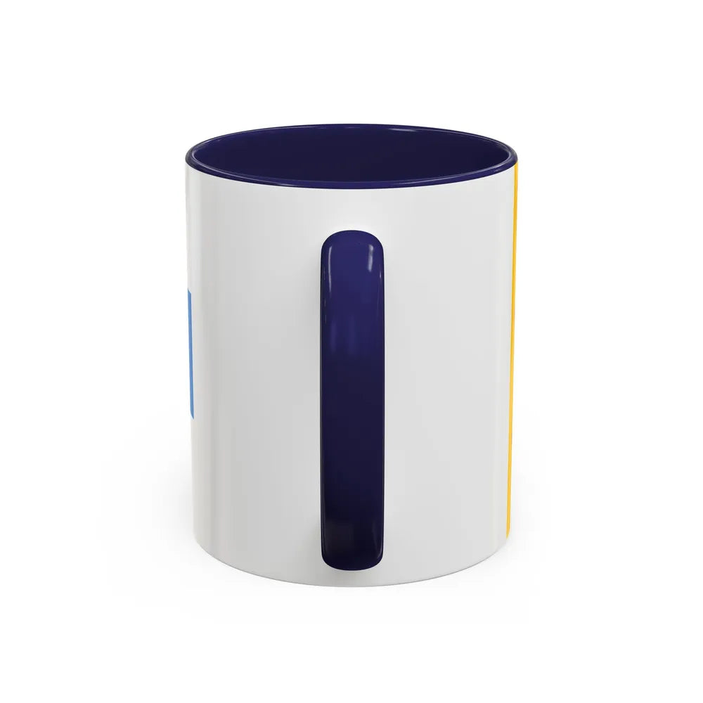 Flag of Weert a town in the centre of the province of Limburg Netherlands - Accent Coffee Mug - Go Mug Yourself
