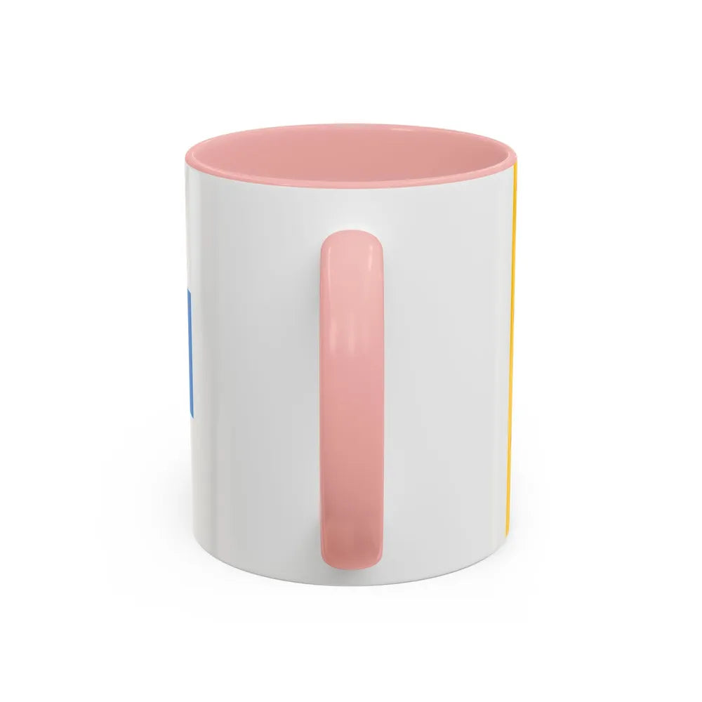 Flag of Weert a town in the centre of the province of Limburg Netherlands - Accent Coffee Mug - Go Mug Yourself