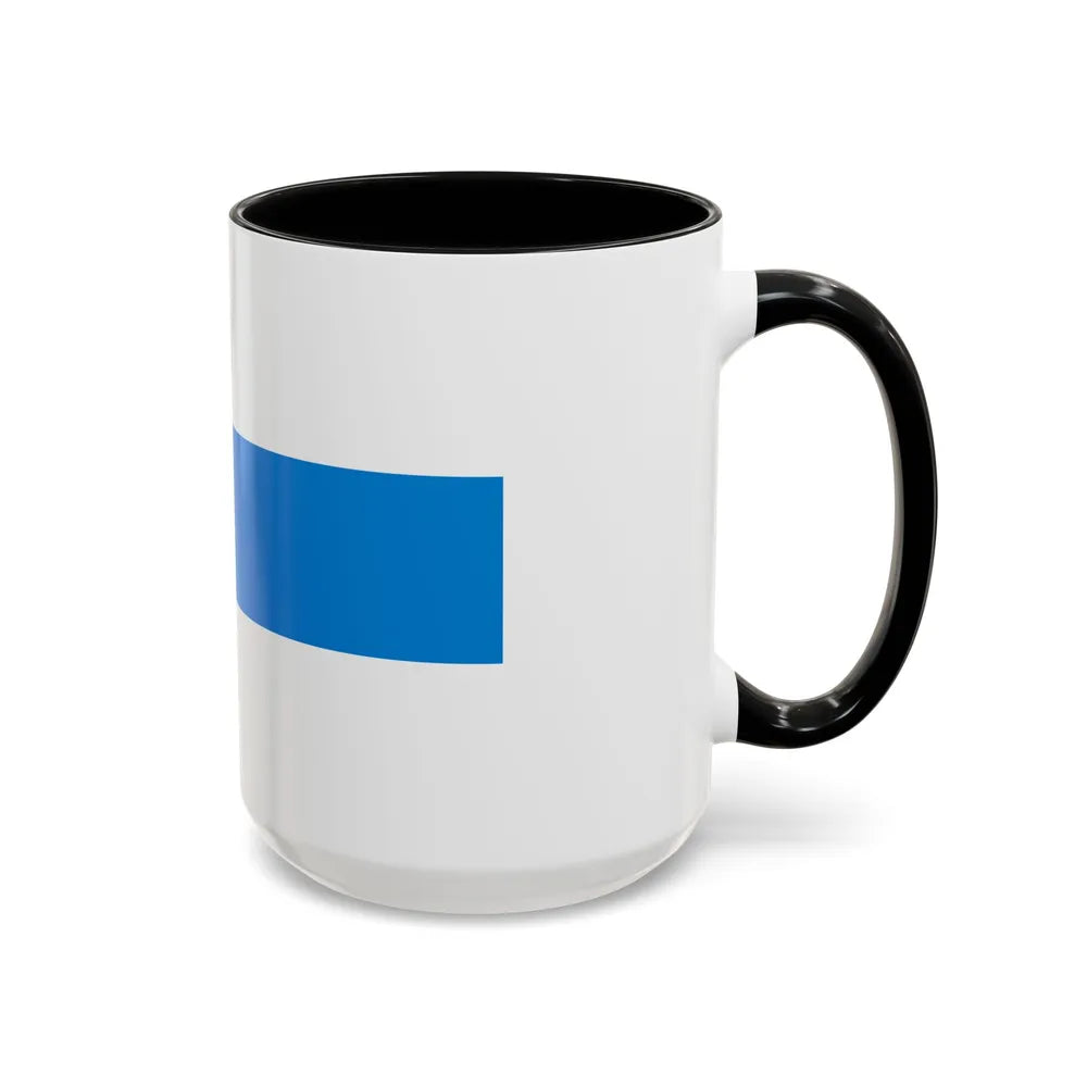 Flag of Weert a town in the centre of the province of Limburg Netherlands - Accent Coffee Mug - Go Mug Yourself