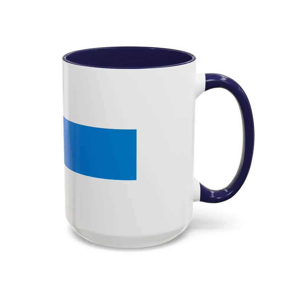 Flag of Weert a town in the centre of the province of Limburg Netherlands - Accent Coffee Mug - Go Mug Yourself
