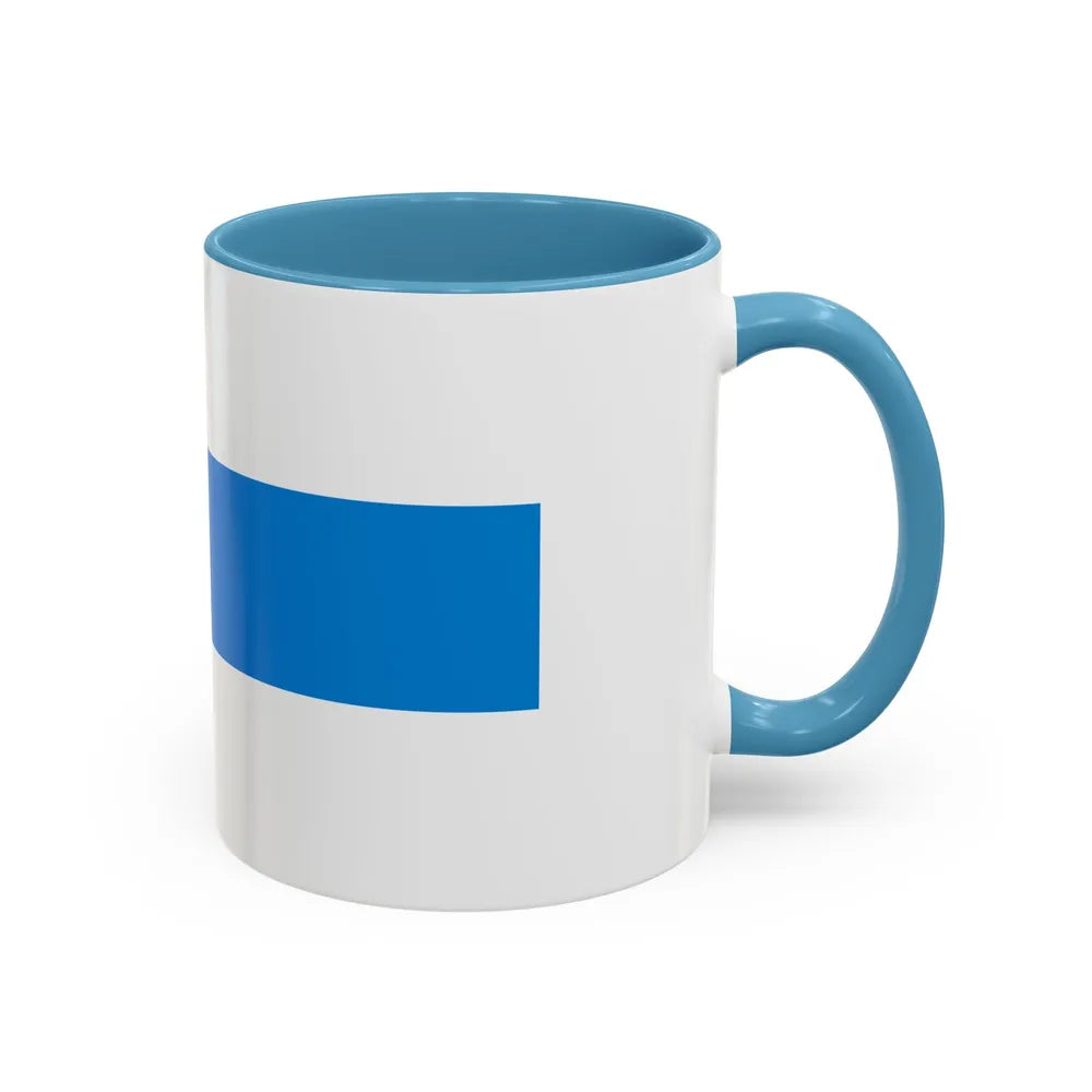 Flag of Weert a town in the centre of the province of Limburg Netherlands - Accent Coffee Mug - Go Mug Yourself