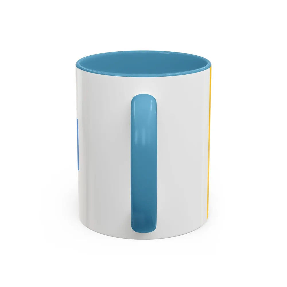 Flag of Weert a town in the centre of the province of Limburg Netherlands - Accent Coffee Mug - Go Mug Yourself