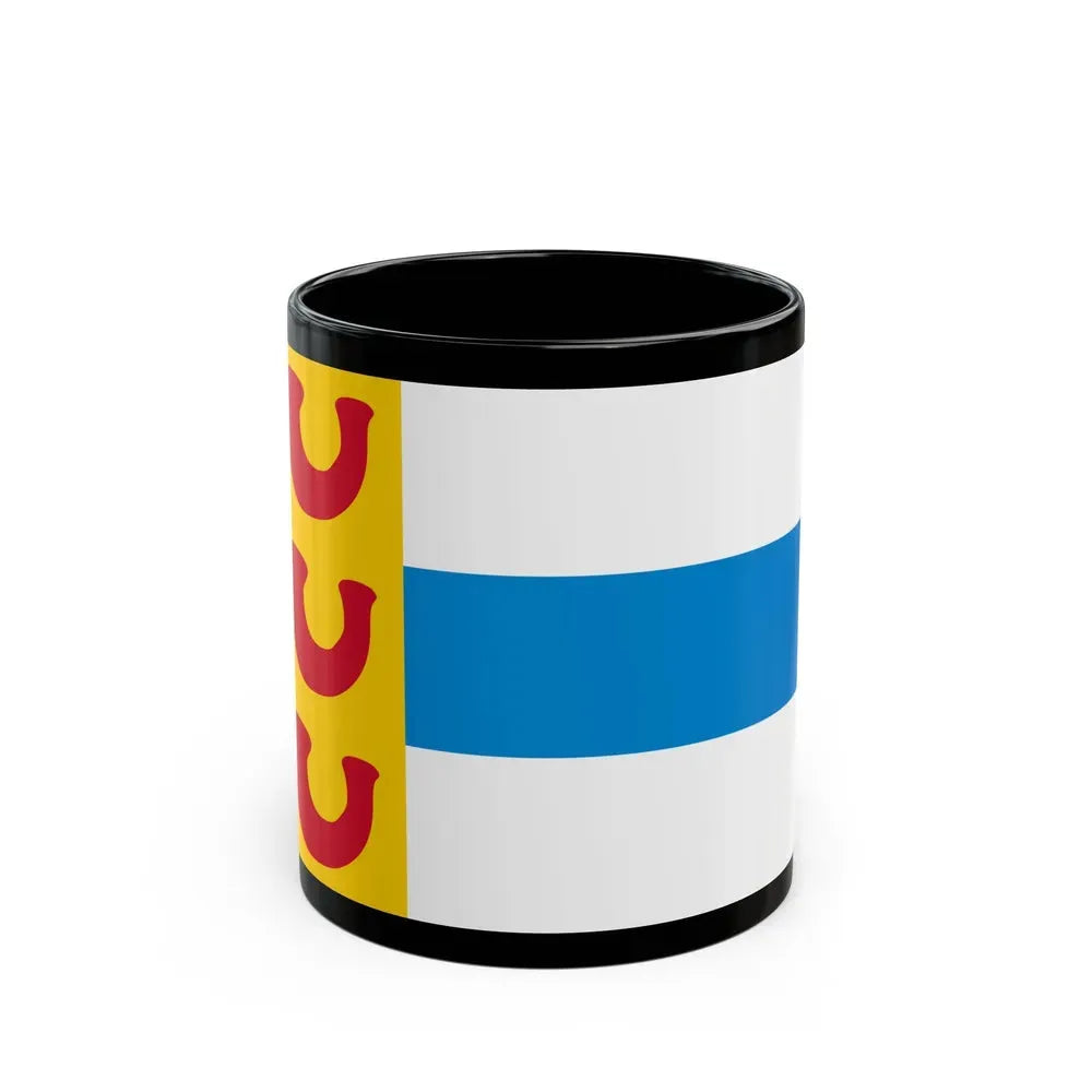 Flag of Weert a town in the centre of the province of Limburg Netherlands - Black Coffee Mug 11oz - Go Mug Yourself