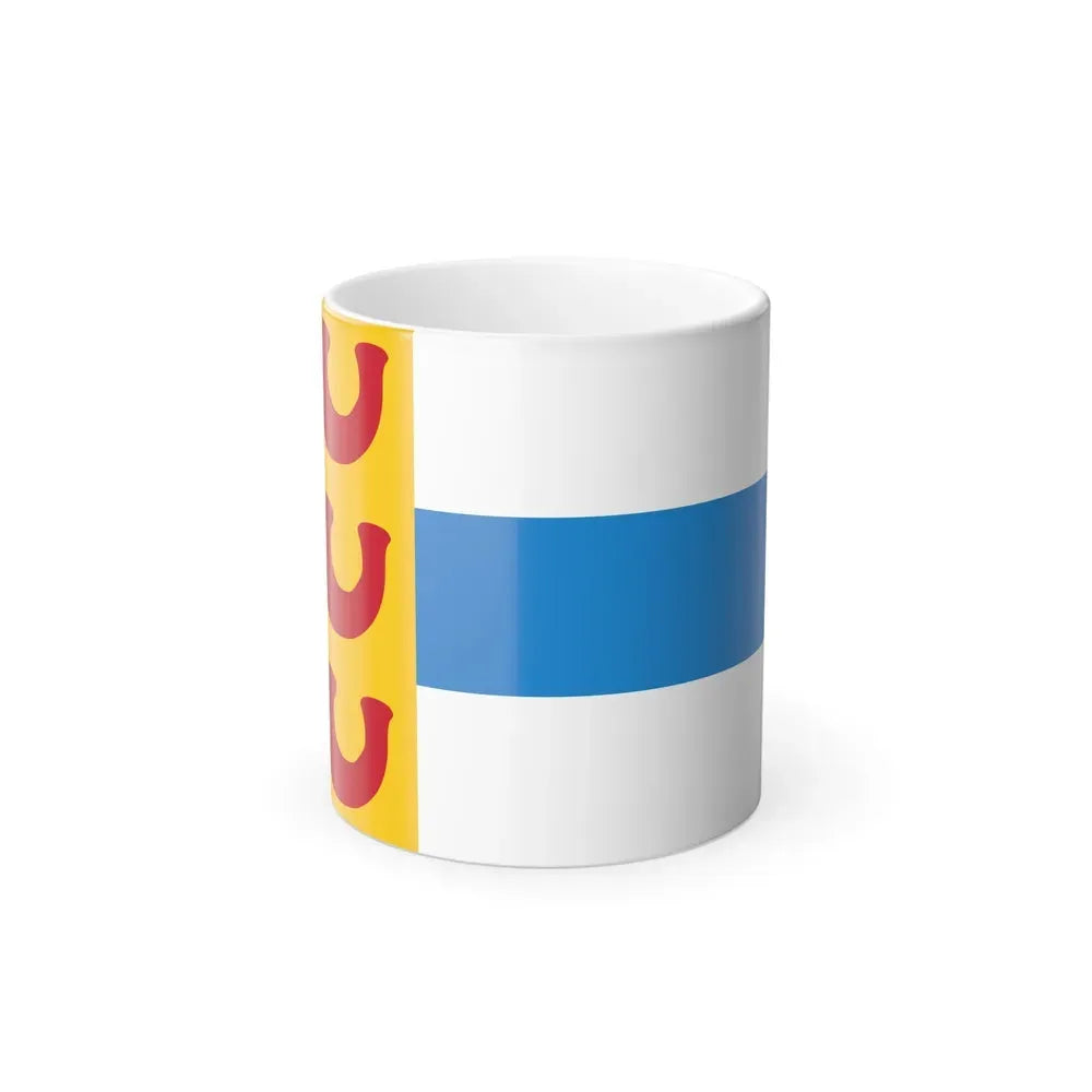 Flag of Weert a town in the centre of the province of Limburg Netherlands - Color Changing Coffee Mug 11oz - Go Mug Yourself