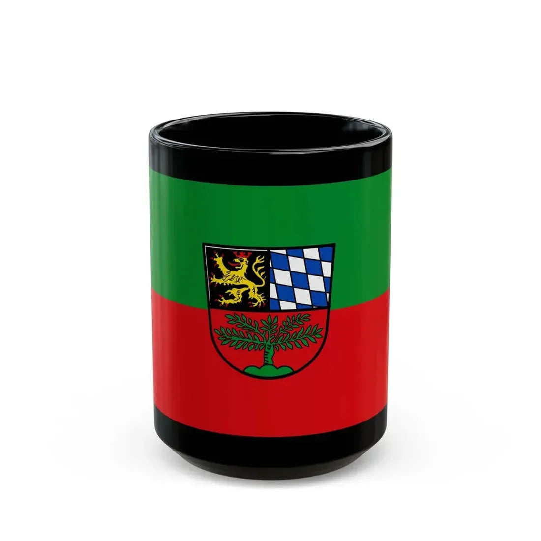 Flag of Weiden in der Oberpfalz Germany - Black Coffee Mug 15oz - Go Mug Yourself